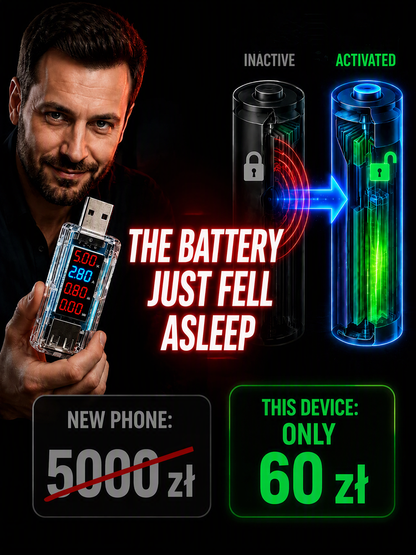 🔋 50% korting! USB batterijreparatie dongle – verlengt levensduur, herstelt prestaties. Eenvoudig in gebruik voor elke telefoon! ⚡📱