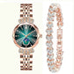 🎀60% KORTING Nieuwjaarsuitverkoop🎀 Modieuze Diamant Maan en Ster Horloge voor Dames