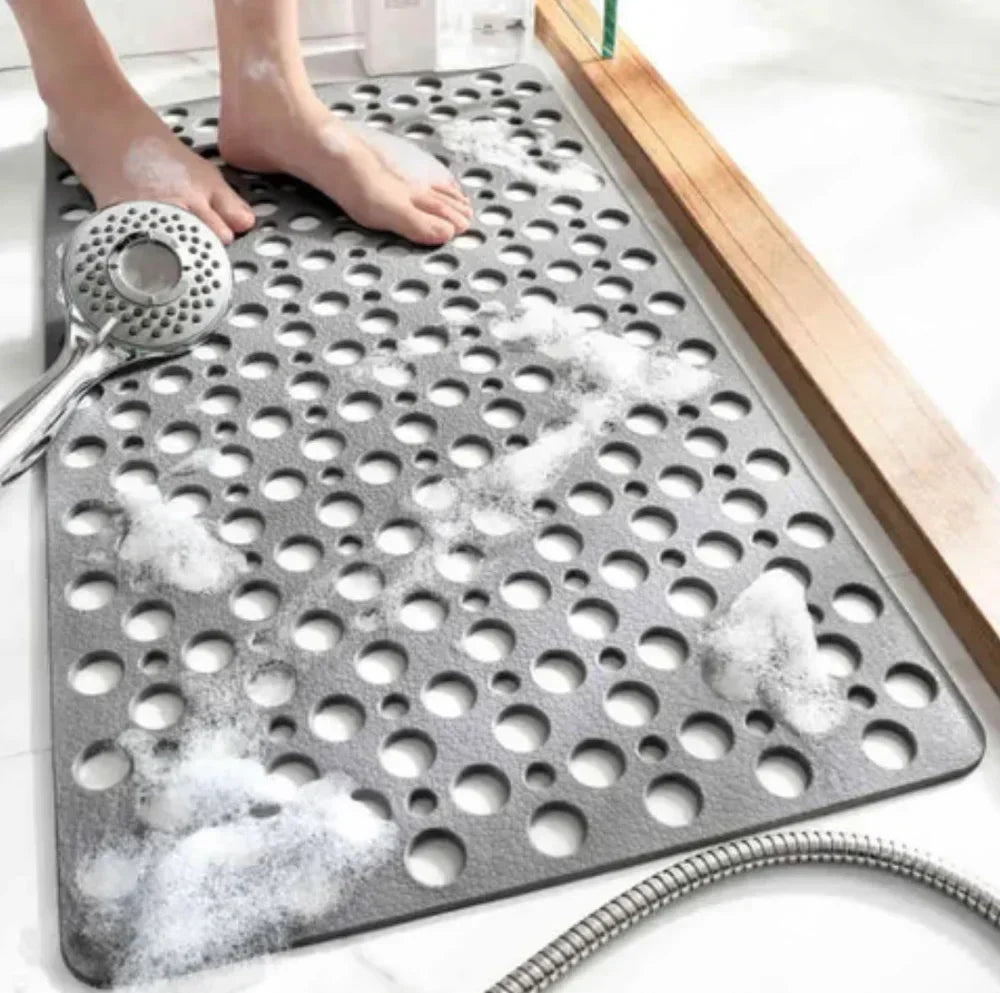 🚿🧼 50% korting! Antislip douchemat – 💪 sterke zuignappen, 🛡️ voorkomt uitglijden, 🧽 eenvoudig schoon & hygiënisch!