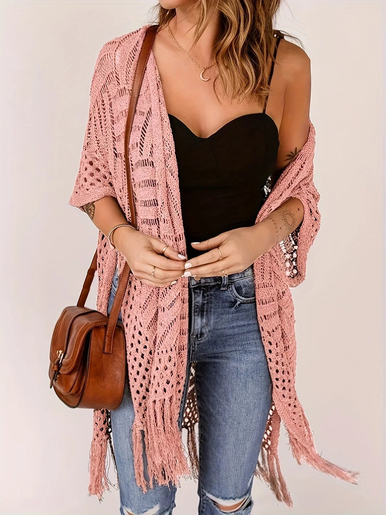 ⏰🌿 Flash Sale! 50% korting – gebreide cover-up, 💗 zacht & stijlvol, 📦 beperkte voorraad – snel bestellen!
