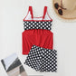 🩱Dames Tweedelig Polkadot Zwempak