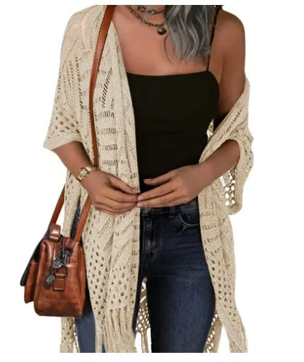 ⏰🌿 Flash Sale! 50% korting – gebreide cover-up, 💗 zacht & stijlvol, 📦 beperkte voorraad – snel bestellen!