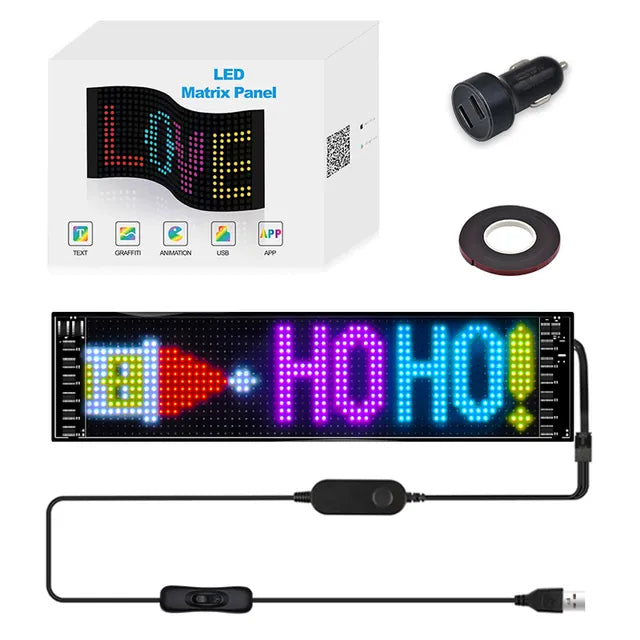 🔥Voertuig Bluetooth LED Flexibel Display