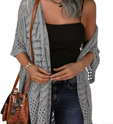 ⏰🌿 Flash Sale! 50% korting – gebreide cover-up, 💗 zacht & stijlvol, 📦 beperkte voorraad – snel bestellen!