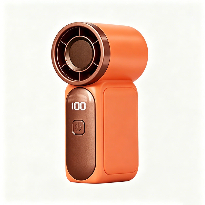 💨Mini handventilator met LED-display🧊6 snelheden, 10,7 uur koelte | Weegt niets – gaat overal heen