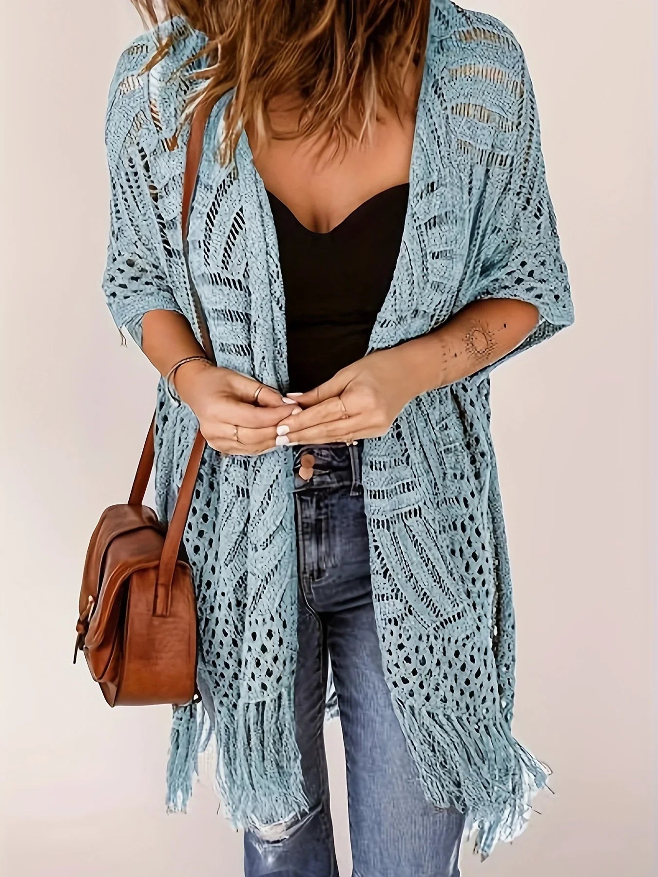 ⏰🌿 Flash Sale! 50% korting – gebreide cover-up, 💗 zacht & stijlvol, 📦 beperkte voorraad – snel bestellen!