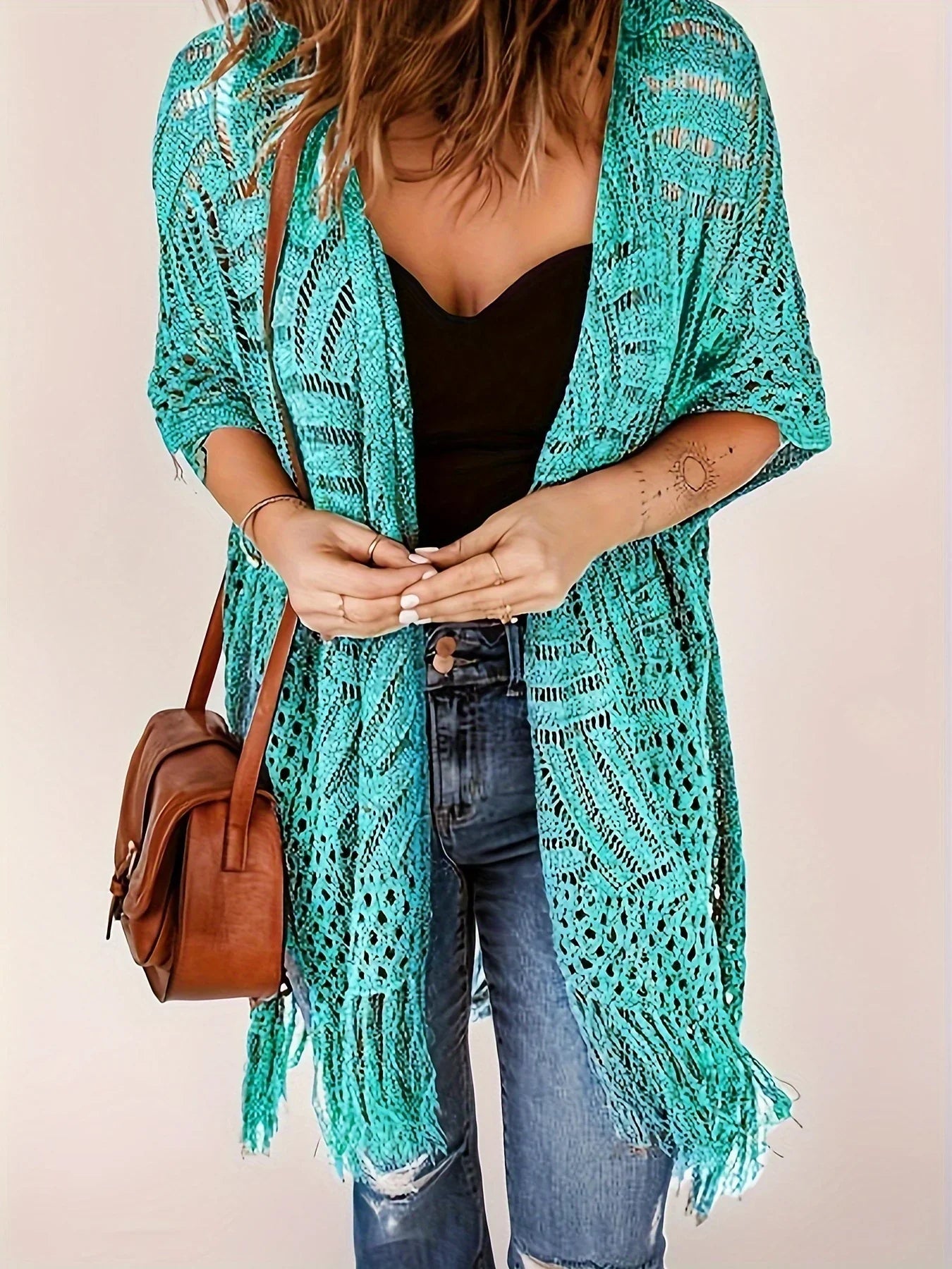 ⏰🌿 Flash Sale! 50% korting – gebreide cover-up, 💗 zacht & stijlvol, 📦 beperkte voorraad – snel bestellen!