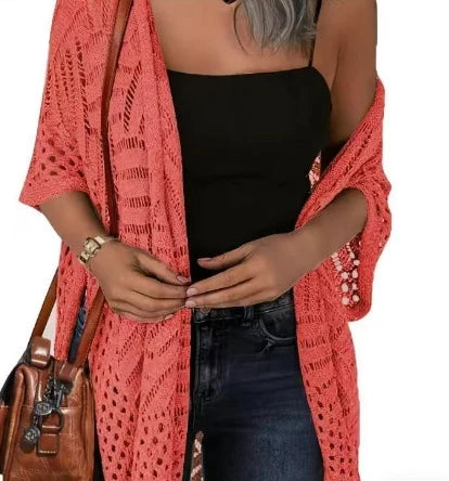 ⏰🌿 Flash Sale! 50% korting – gebreide cover-up, 💗 zacht & stijlvol, 📦 beperkte voorraad – snel bestellen!