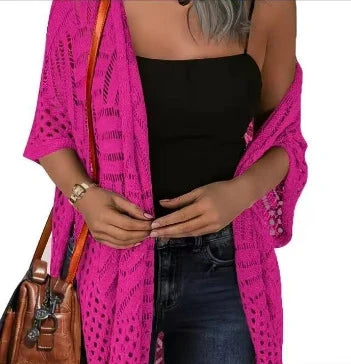 ⏰🌿 Flash Sale! 50% korting – gebreide cover-up, 💗 zacht & stijlvol, 📦 beperkte voorraad – snel bestellen!