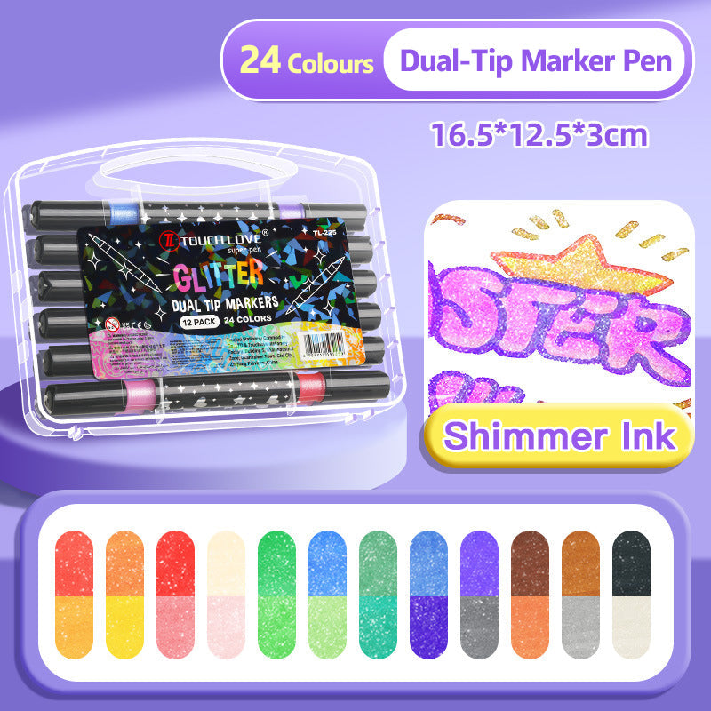 🔥Hete verkoop 49% KORTING🎁Glittermarker met dubbele punt