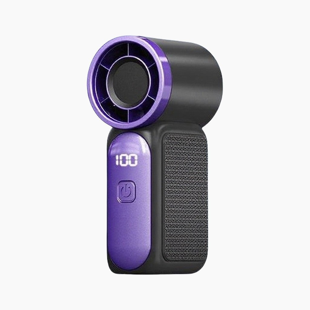 💨Mini handventilator met LED-display🧊6 snelheden, 10,7 uur koelte | Weegt niets – gaat overal heen