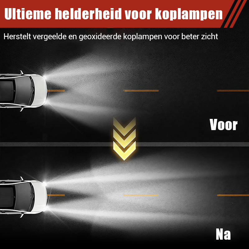 180 ml Koplampen restauratie voor auto’s met spons