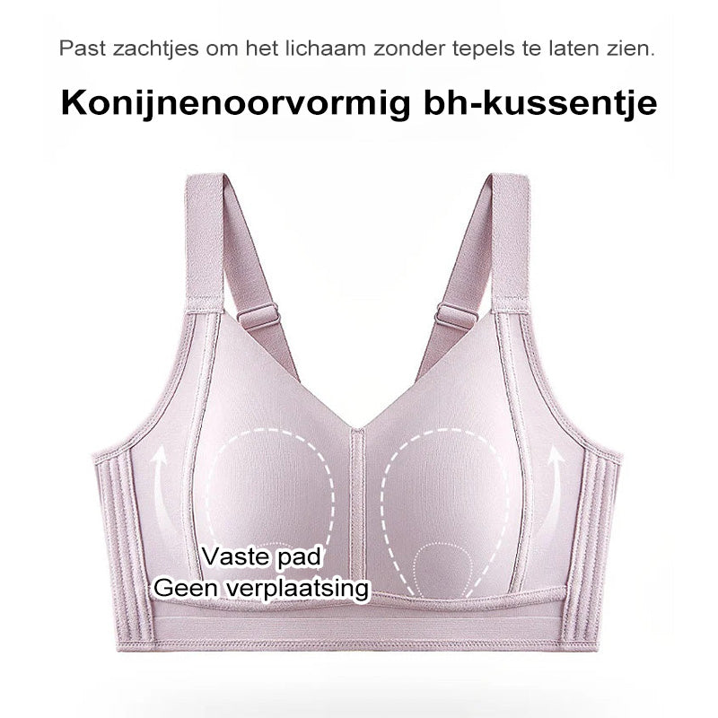 [Borst Minimaliseren] Lichte Push-Up Okselvet Controle Draadloze Beha