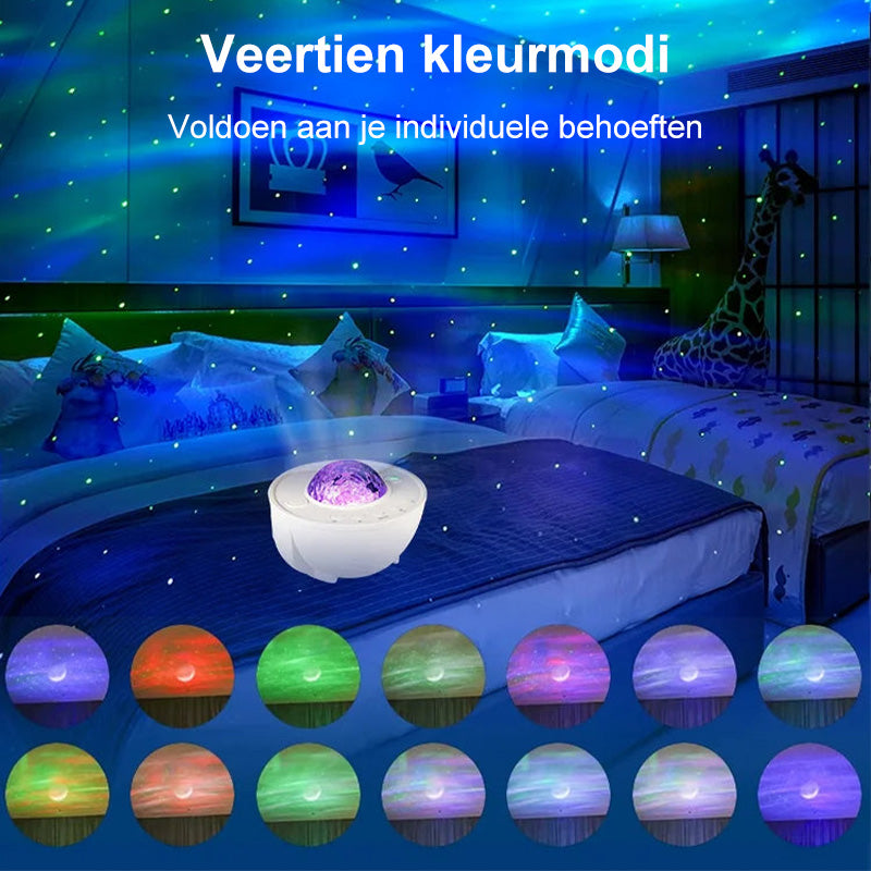 🌌Bluetooth Sterrenhemel Aurora Licht🌈