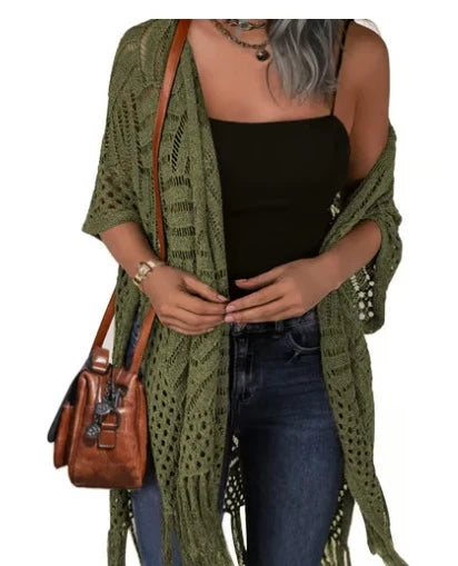 ⏰🌿 Flash Sale! 50% korting – gebreide cover-up, 💗 zacht & stijlvol, 📦 beperkte voorraad – snel bestellen!