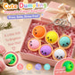 🔥 LAATSTE DAG – 50% KORTING! 🔥 🥟 Schattige Dumpling Knijpbare Fidget Sleutelhanger – met aanraakgevoelig licht ✨