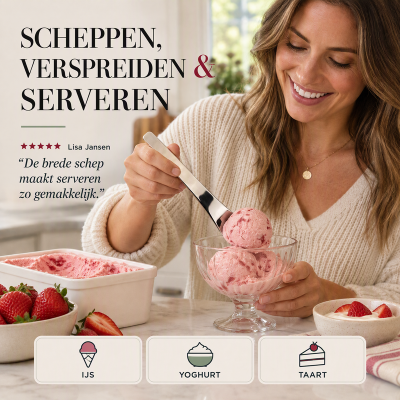 🥄 50% korting! Premium 316L RVS lepel – verdiept lepelhoofd, ergonomisch verlengd handvat & spiegelgepolijst. Roestvrij, voedselveilig & duurzaam! ✨💎