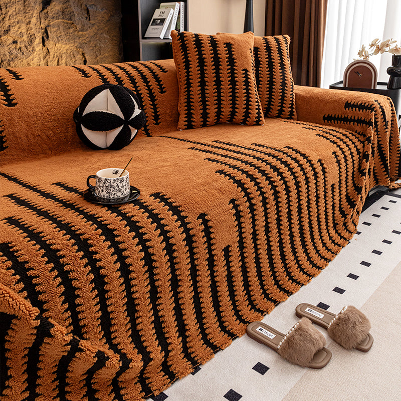 🏷️ 50% korting! Pluche sofaovertrek – dik, antislip en supersoft, ideaal voor knusse herfst- en winteravonden.