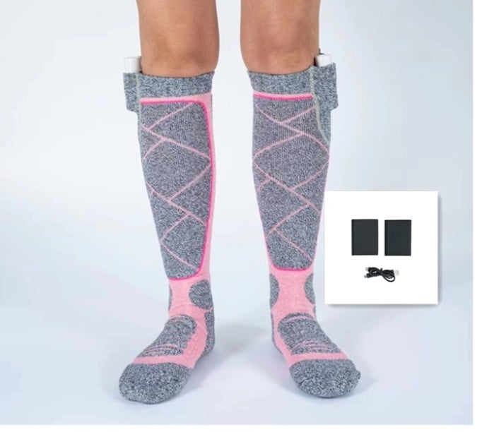 🧦 50% korting! Oplaadbare verwarmde sokken – 6000 mAh, tot 9 uur warmte & gelijkmatige koolstofvezelverwarming. Perfect voor skiën, wandelen & winteravonturen! ✨🔥