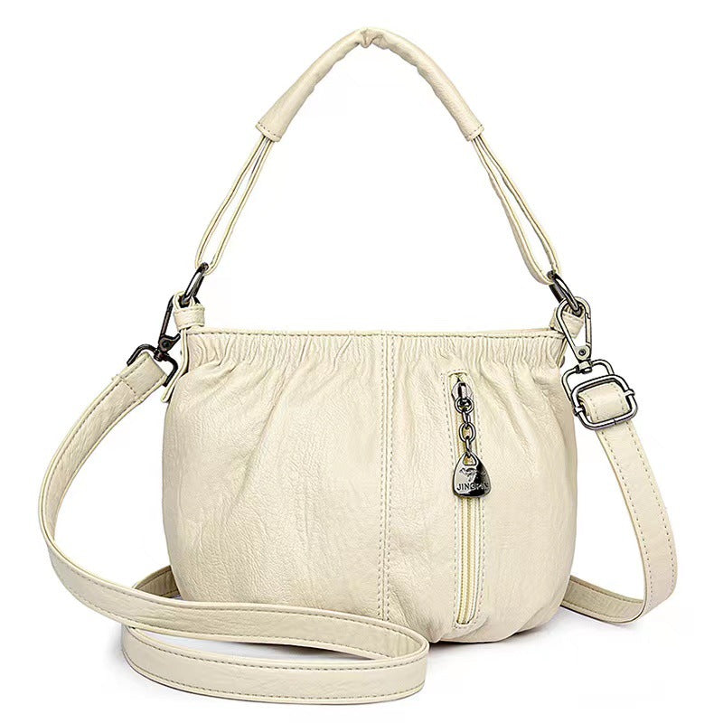 🥳2026 MEGA-AANBIEDING!💞Dames Retro Geplooide Bucket Schoudertas💼👜