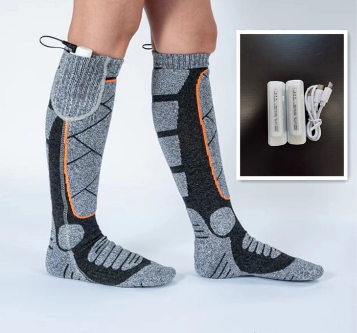 🧦 50% korting! Oplaadbare verwarmde sokken – 6000 mAh, tot 9 uur warmte & gelijkmatige koolstofvezelverwarming. Perfect voor skiën, wandelen & winteravonturen! ✨🔥