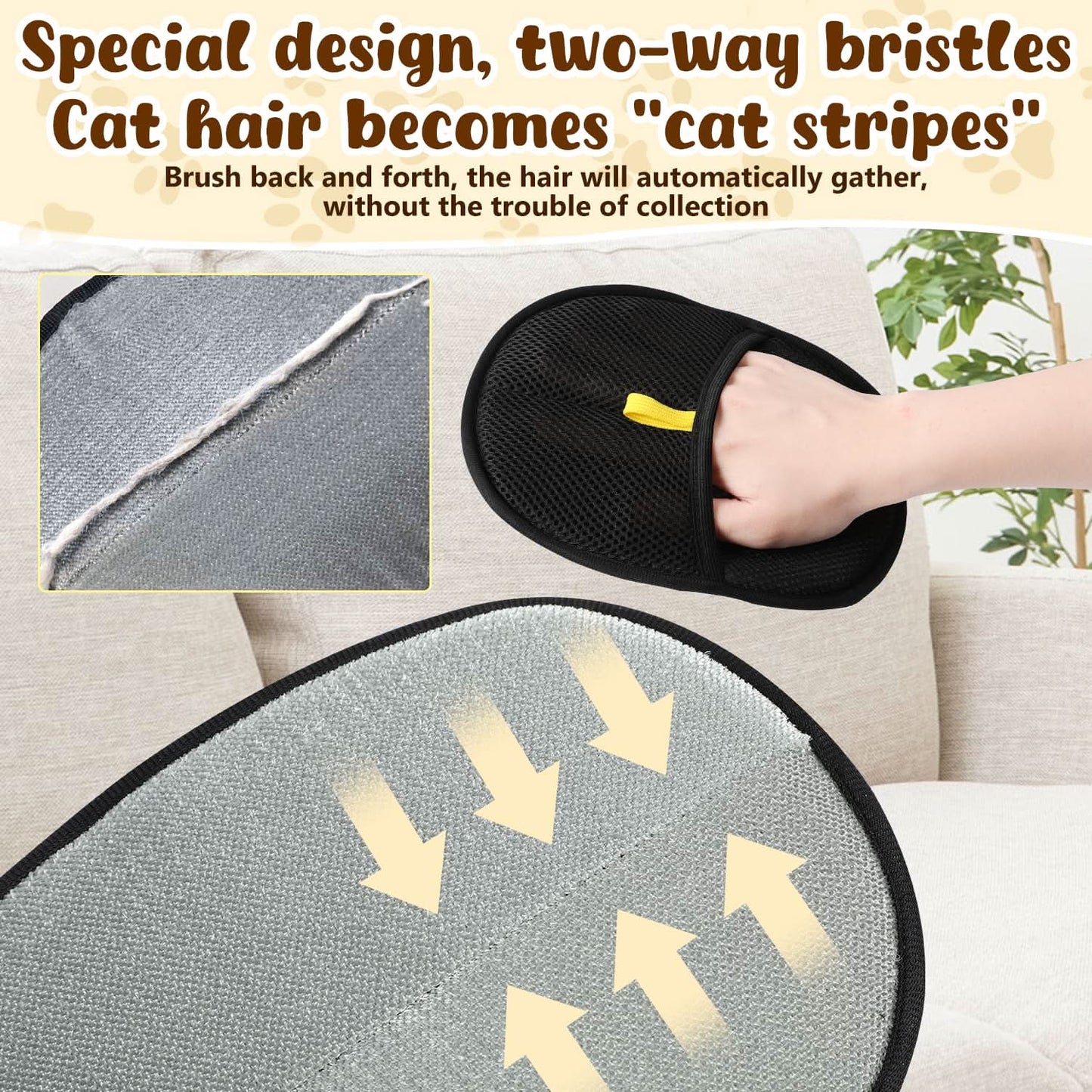 🎉 Black Friday 50% KORTING – 🐾🧤 Pet Haarverwijderaar Handschoenen, Dubbelzijdig & Wasbaar! Beperkte Voorraad! 🔥