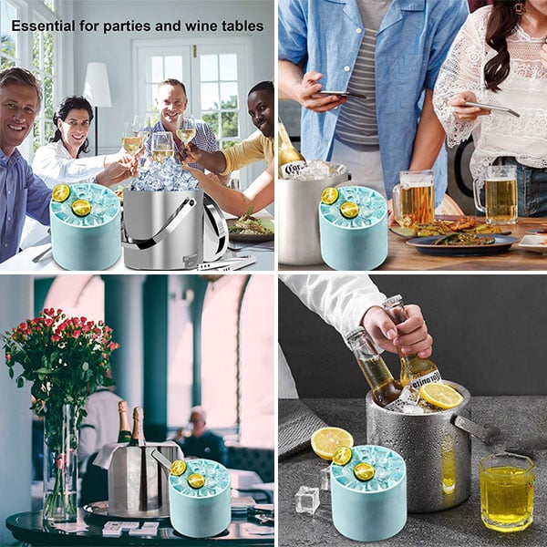 🧊Last Day-koop 1 krijg 1 Free❄️Silicone IJsblokjesmaker Beker