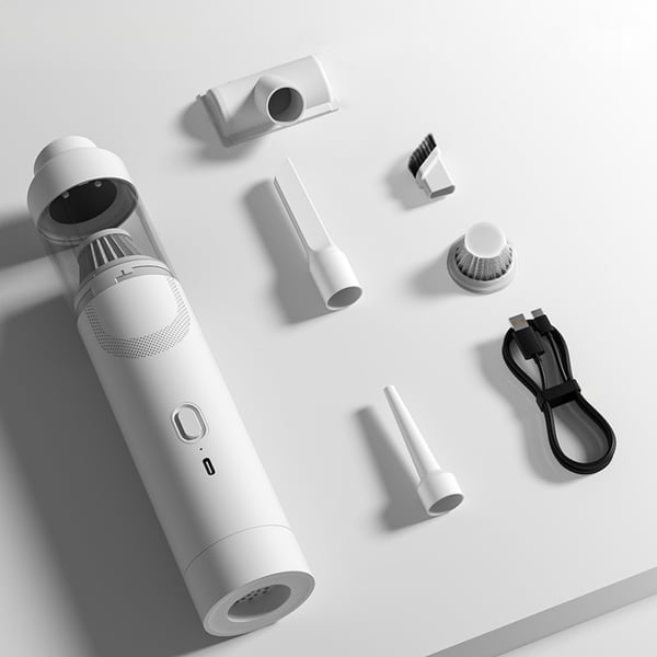 🚗 50% korting! Draagbare mini auto stofzuiger – 30AW zuigkracht, slechts 540 g & USB-C snelladen. Inclusief accessoires voor elke hoek – ideaal cadeau! ✨🧹