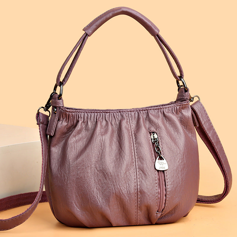 🥳2026 MEGA-AANBIEDING!💞Dames Retro Geplooide Bucket Schoudertas💼👜