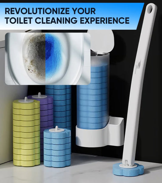 🥳HETE UITVERKOOP 2026🥳💞Meer dan 50.000 verkocht!🚽💦Handsfree schoonmaakgadget🧽Wegwerp toiletreinigingshulpmiddel💦