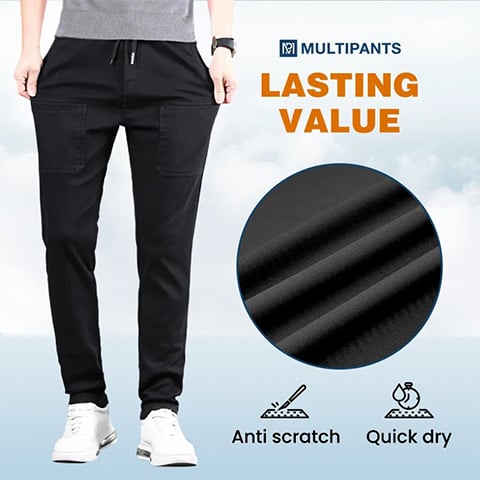 🎉Wekelijkse speciale uitverkoop - 50%Korting🎉MultiPants - duurzame cargo broek met veel stretch en meerdere zakken（Hoe meer je koopt, hoe hoger de korting）
