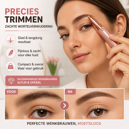 ✨ Laatste dag! 50% korting op elektrische wenkbrauwtrimmer – precisie, snelheid en veilig stylen, draagbaar voor thuis en reis.