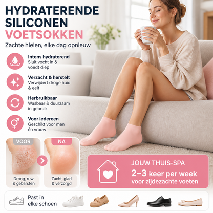 🧦 50% korting! Voetmasker & exfoliërende sokken – verzacht, hydrateert en beschermt voeten voor de zomer.