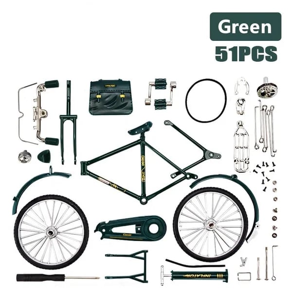 (BESPAAR 50% UIT)-DIY Fiets Model Schaal