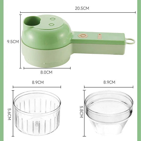 🥕 50% korting! 4-in-1 elektrische groentesnijder – hak, snij & rasp in seconden. Compact & krachtig – elke maaltijd sneller! ⚡🔪
