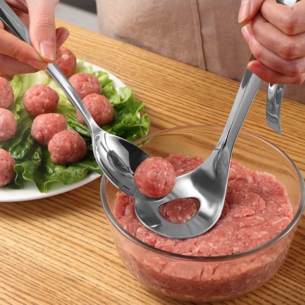 🥩 RVS gehaktbalvormer voor snel en schoon portioneren
