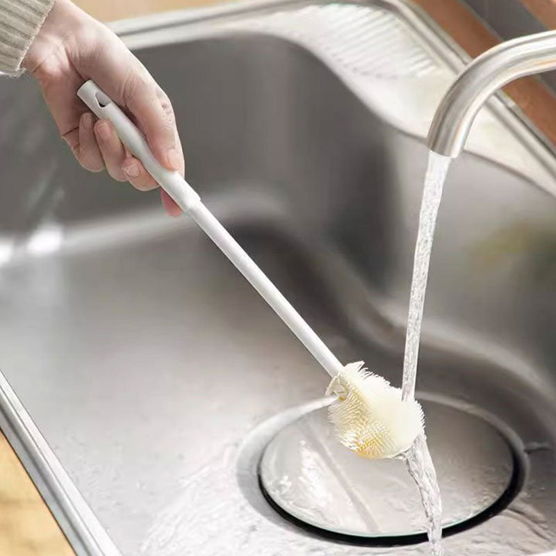 3-in-1 schoonmaakborstel met lange steel