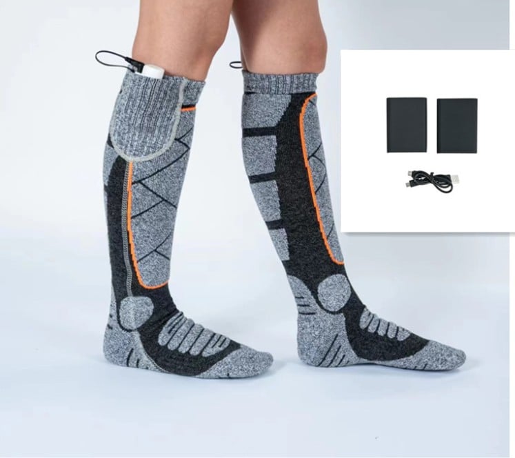 🧦 50% korting! Oplaadbare verwarmde sokken – 6000 mAh, tot 9 uur warmte & gelijkmatige koolstofvezelverwarming. Perfect voor skiën, wandelen & winteravonturen! ✨🔥