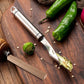 🌶️ 50% korting! RVS paprika-ontkerner – gekartelde snijrand, draai & trek de kern eruit. Ook voor andere stevige groenten – 22 cm, eenvoudig schoon te maken! ✨🔪