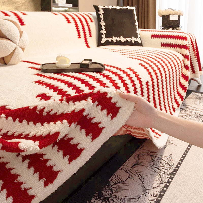 🏷️ 50% korting! Pluche sofaovertrek – dik, antislip en supersoft, ideaal voor knusse herfst- en winteravonden.