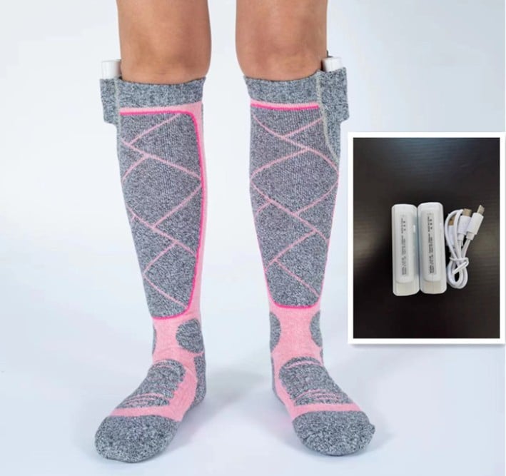 🧦 50% korting! Oplaadbare verwarmde sokken – 6000 mAh, tot 9 uur warmte & gelijkmatige koolstofvezelverwarming. Perfect voor skiën, wandelen & winteravonturen! ✨🔥