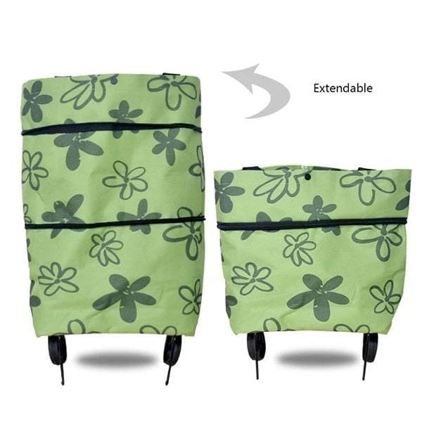 🛒🎁 50% KORTING! Van supermarkt tot camping: deze opvouwbare boodschappentrolley met 600D Oxford-stof en handvat is het perfecte Moederdag-cadeau. Stijlvol, praktisch, en hij staat uit zichzelf!