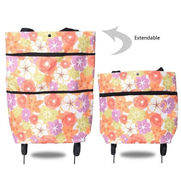 🛒🎁 50% KORTING! Van supermarkt tot camping: deze opvouwbare boodschappentrolley met 600D Oxford-stof en handvat is het perfecte Moederdag-cadeau. Stijlvol, praktisch, en hij staat uit zichzelf!