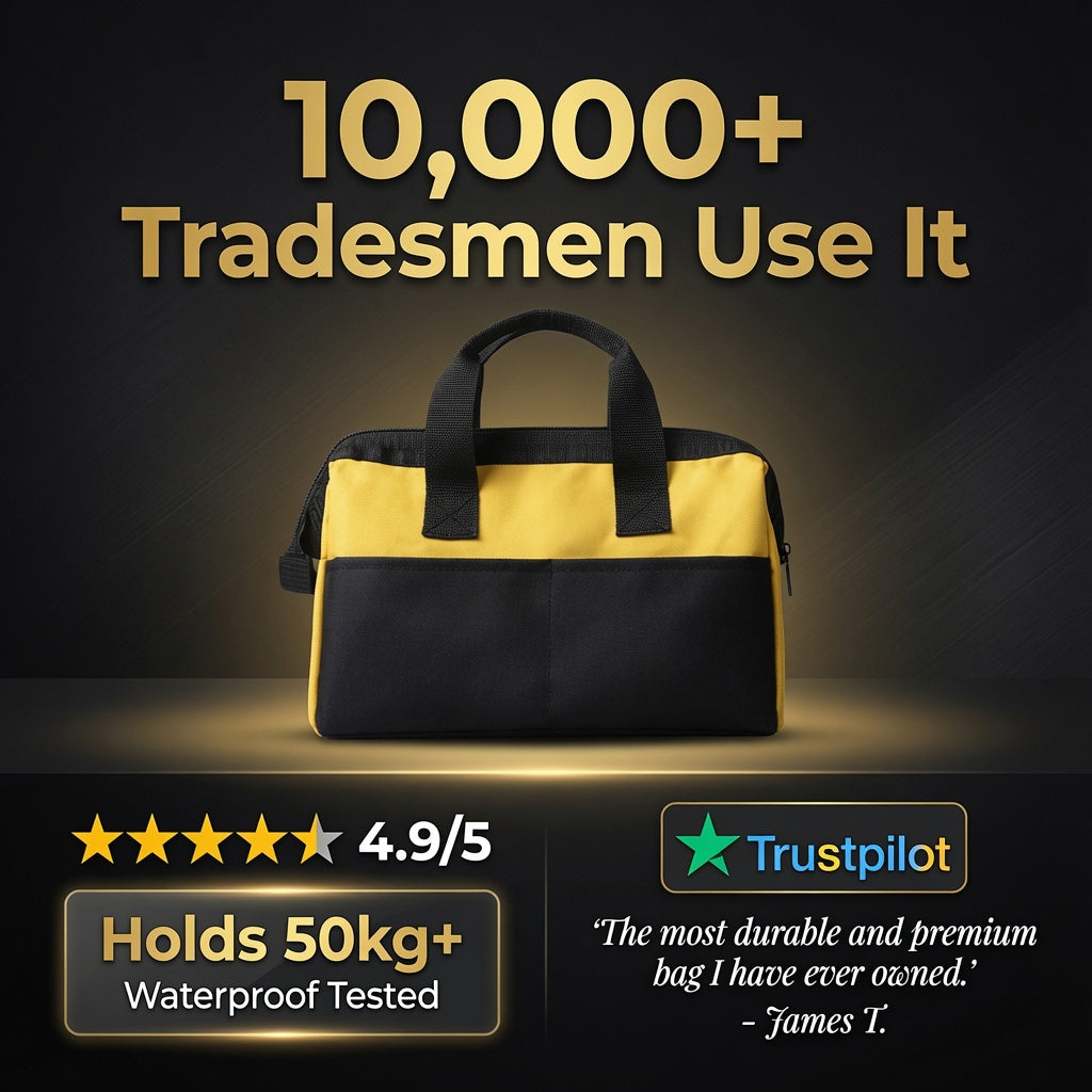 ⏳ LIMITED DEAL – 50% KORTING 🔧 Zware Gereedschapstas met Schouderriem – Duurzaam, Ruim & Praktisch voor Elke Klus