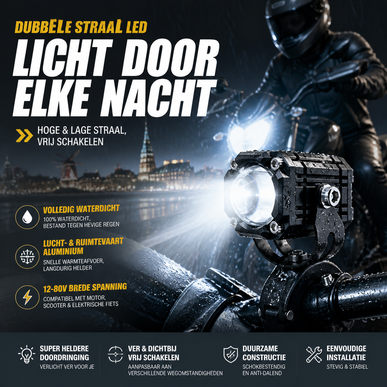 🏍️ 2026 Sale! 40.000+ verkocht – universele LED-spotlights voor motor, dubbele bundel & waterdicht voor elke rit.