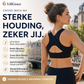 ⚡ 50% korting! Beugelvrije beha met gekruiste rugbandjes & voorste sluiting. Corrigeert houding, biedt comfort & ondersteuning. 🩰💕
