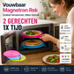 🍱 50% korting! Opvouwbare magnetronschaal – verwarm 2 gerechten tegelijk, hittebestendig tot 220°C. Bespaart tijd & ruimte! ⚡✨