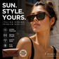 🕶️ Italiaans ontworpen polaroid-zonnebril – UV400 en flexibele scharnieren voor ultiem comfort! ✨
