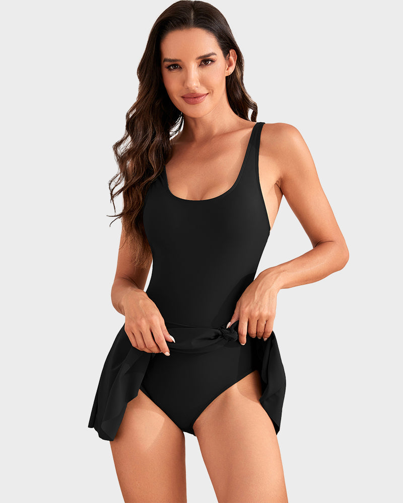 🌊💖 Beperkte tijd! 50% korting – eenstuks badpak, 💪 buikcontrole, 👗 stijlvolle knoopsluiting, ☀️ ideaal voor zomervakantie.