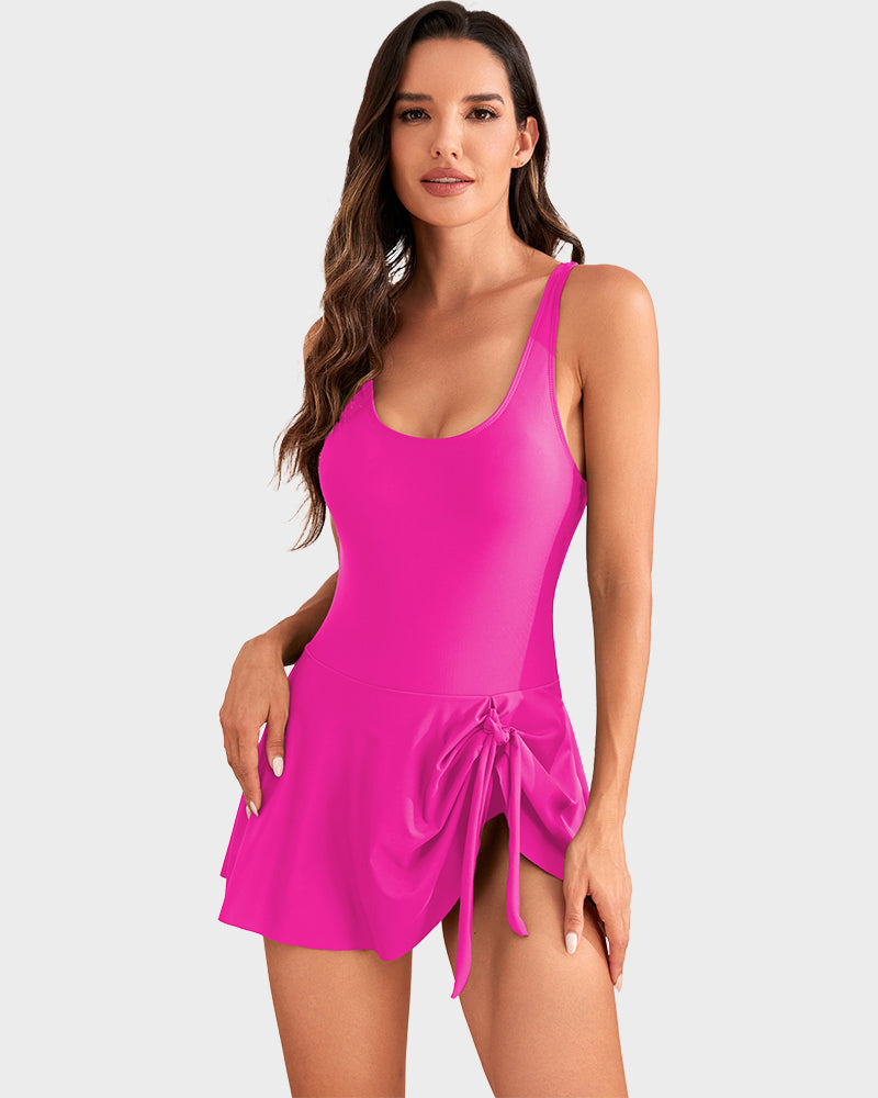 🌊💖 Beperkte tijd! 50% korting – eenstuks badpak, 💪 buikcontrole, 👗 stijlvolle knoopsluiting, ☀️ ideaal voor zomervakantie.